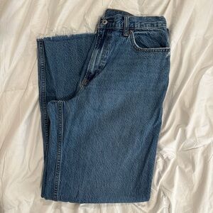 Abercrombie & Fitch Dark Blue Straight Jeans